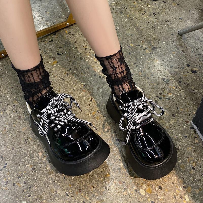 Giày Lười Da Oxford Đế Dày Phong Cách Nhật Bản Thời Trang Mùa Xuân Cho Nữ