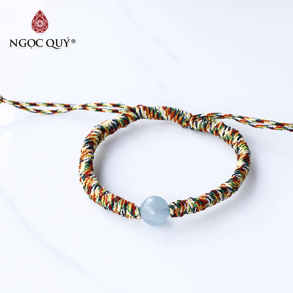 Vòng thắt dây đa sắc - Ngọc Quý