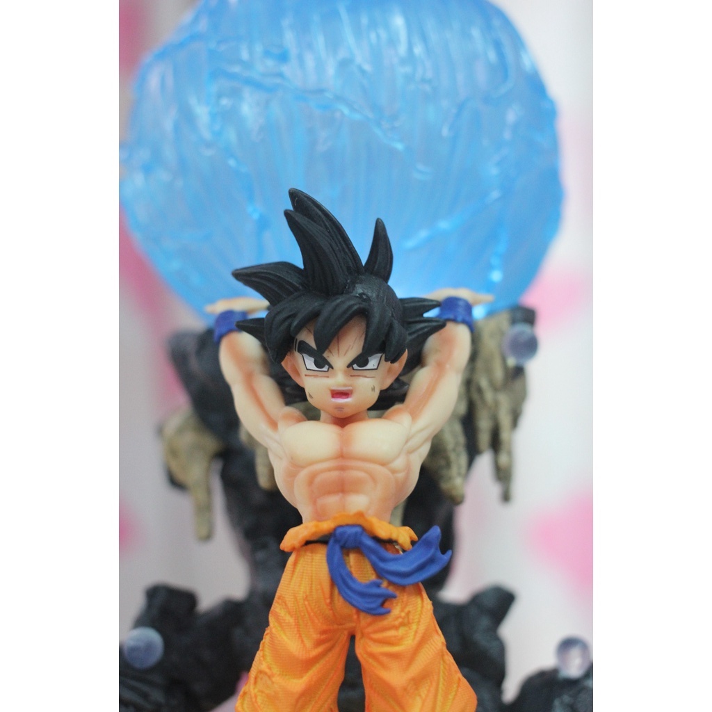 Mô hình Goku nâng cầu có led cao 24cm 2 thân thay thế - Mô hình Dragon Ball