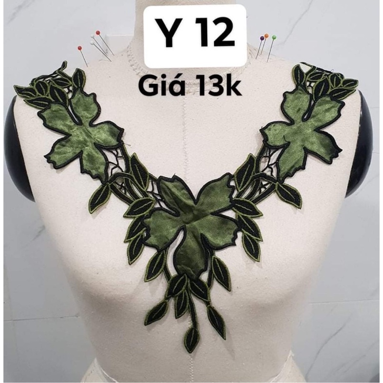 Cổ ren thêu hàng cao cấp giá rẻ