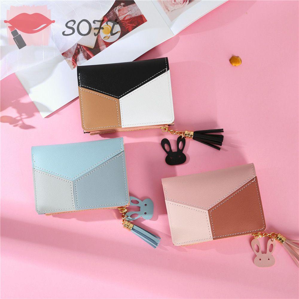 Ví Da Pu Thiết Kế Nhỏ Gọn Tiện Dụng Dành Cho Nữ