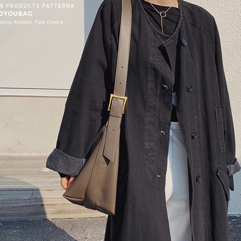 Túi Đeo Vai Mềm Mại Thời Trang Đơn Giản Cho Nữ