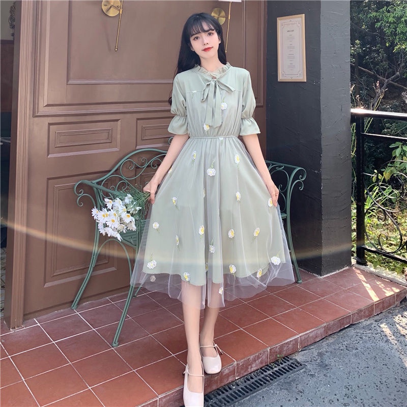 Đầm Tay Dài Ôm Eo Thời Trang Xuân Hè 2022 Mới Mẻ Cho Nữ