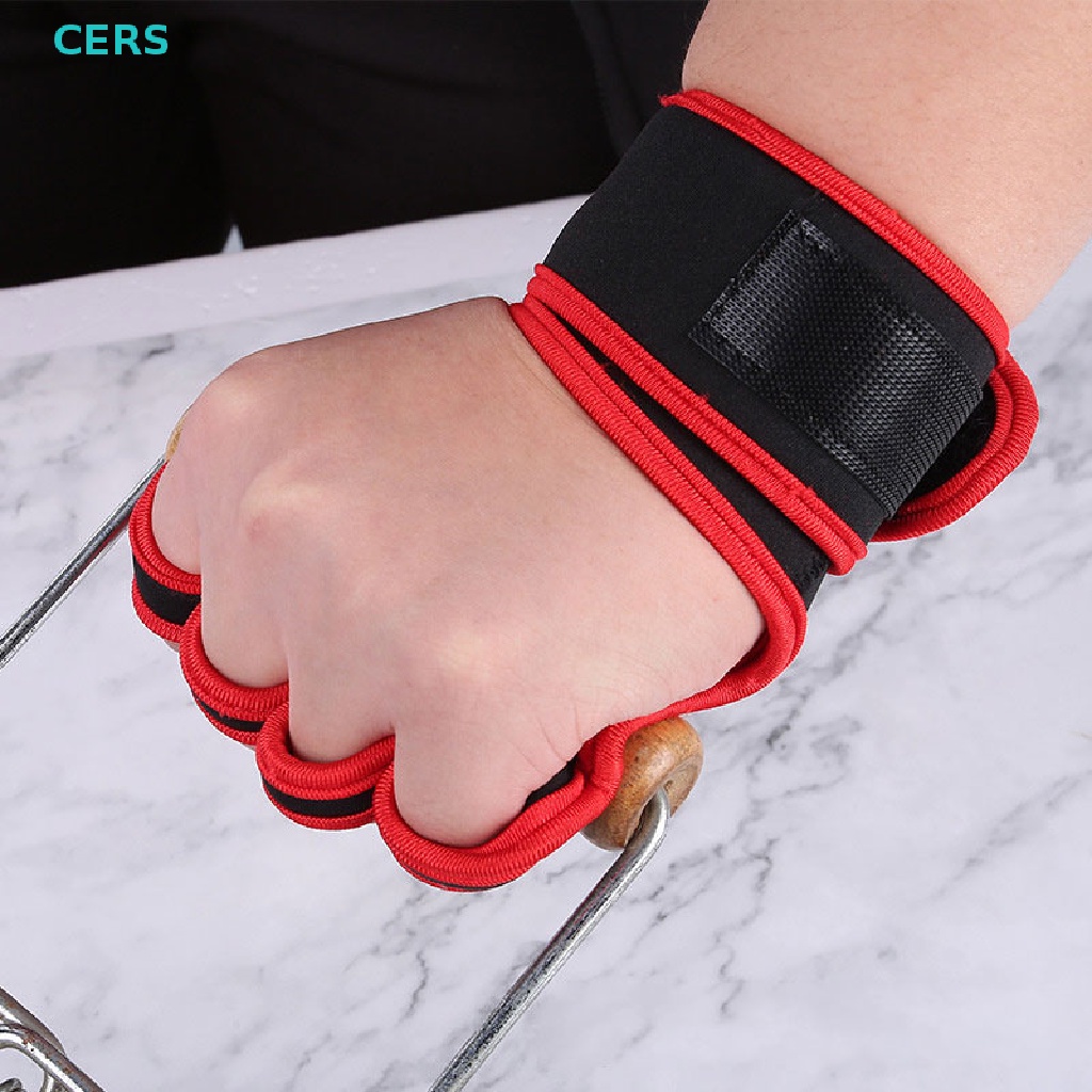 CE Weight Lifg Gloves Training Gym Grips Fitness Glove Men Crossfit Bodybuilding RS