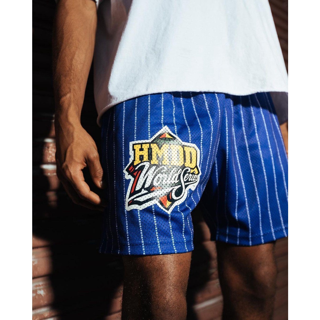 Quần Short Bóng Chày Phối Lưới Nhanh Khô Phong Cách Đường Phố Mỹ Thời Trang Mùa Hè Cho Nam Và Nữ