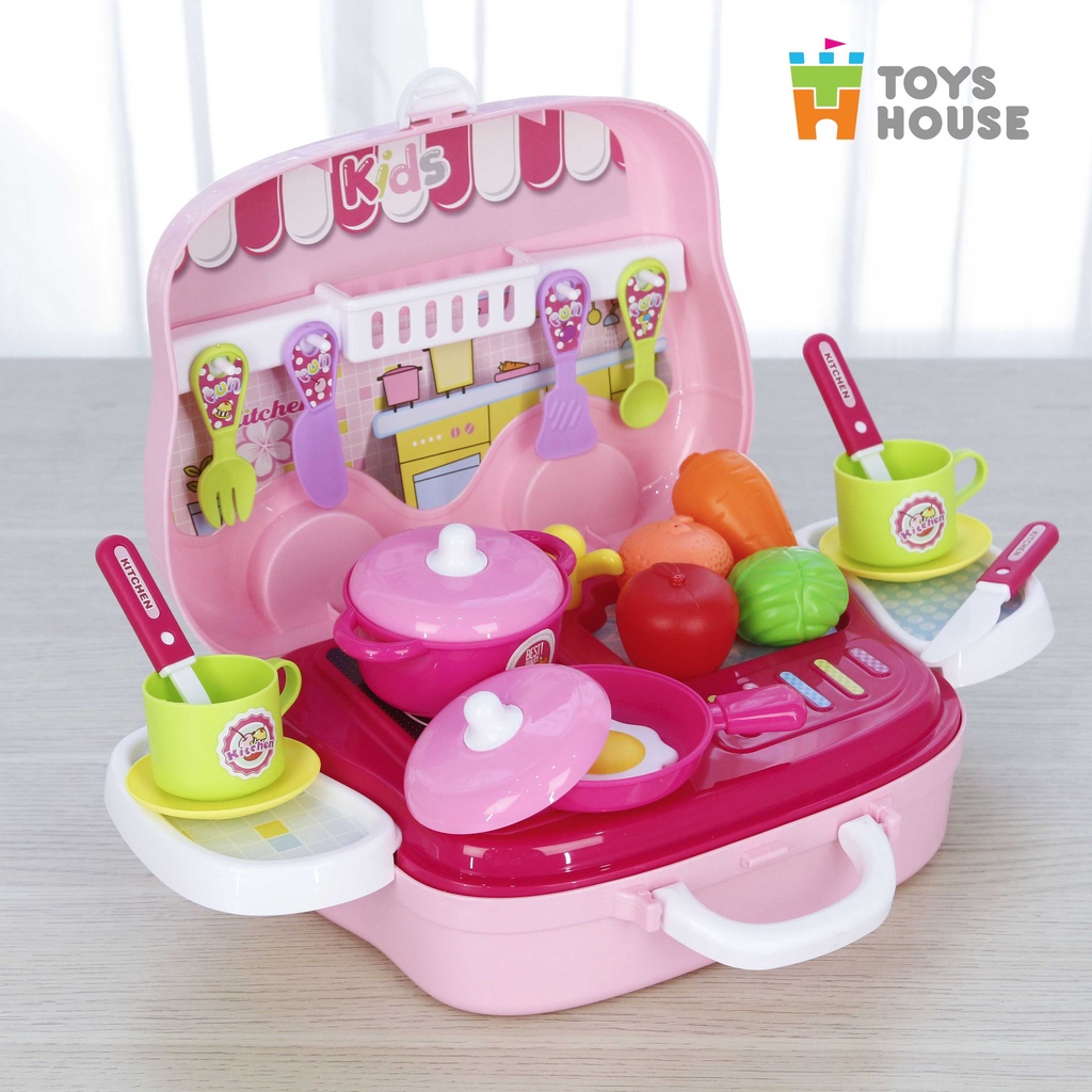 Hộp bếp nấu ăn hình ô tô - đồ chơi nhập vai hướng nghiệp Toys House 008-915/919