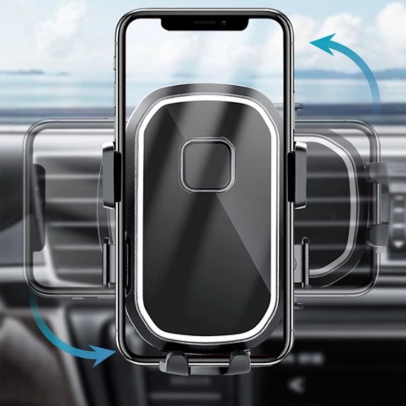 1 Giá Đỡ Điện Thoại / Thiết Bị Định Vị GPS Chống Rơi Xoay Được Đa Năng Gắn Lỗ Thông Gió Xe Hơi