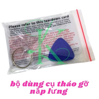 Bộ dụng cụ hỗ trợ tháo gỡ nắp lưng điện thoại