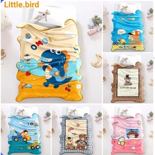 Chăn tuyết nhung cực mềm mịn, mỏng nhẹ cho bé đi học kích thước 1m*1m4 hình cute, ngộ nghĩnh