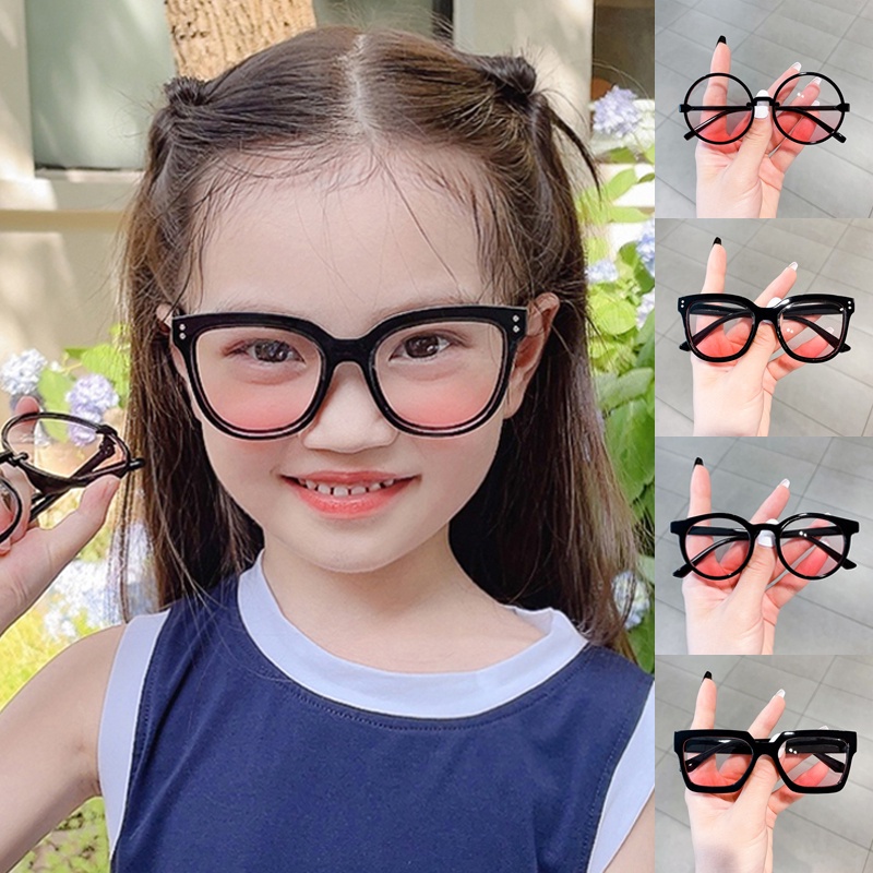 Kính Mát Chống Nắng Màu Gradient Thời Trang Hàn Quốc Cho Bé