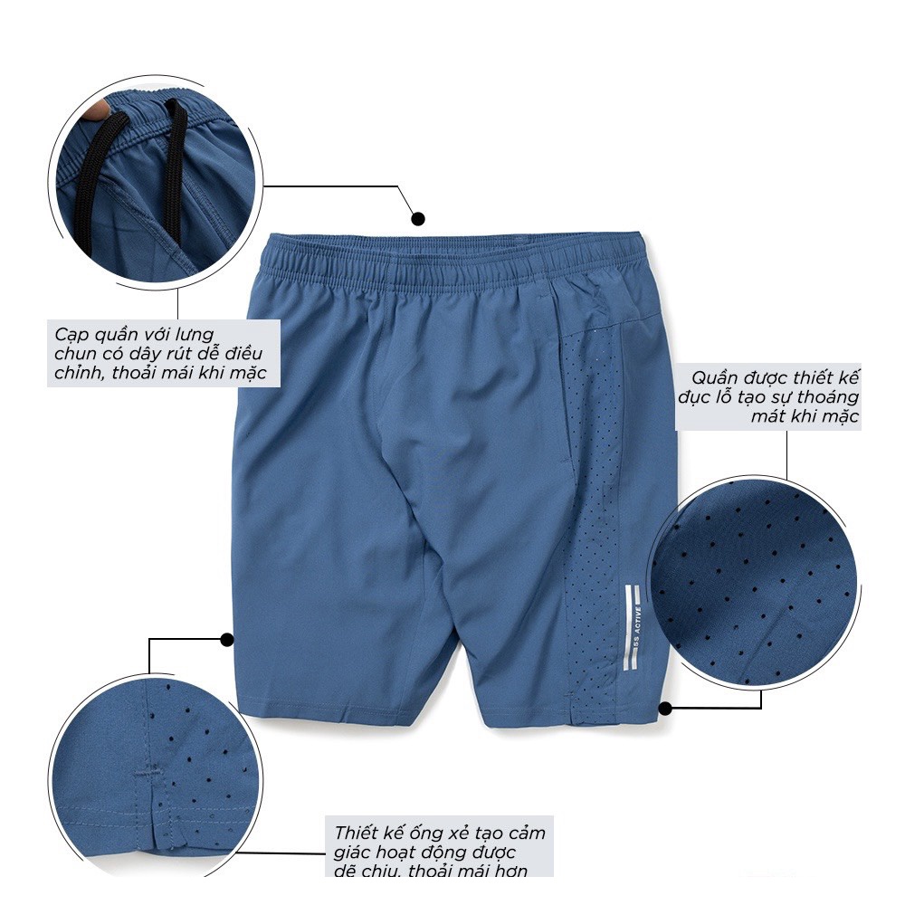 Quần đùi nam quần short thể thao vải gió cao cấp co giãn tốt bền màu thoáng mát thoải mái vận động