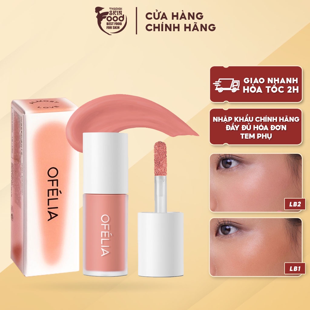 Má Hồng Dạng Kem Cho Đôi Má Hồng Xinh Xắn OFÉLIA Lolli Liquid Blush 4.3g