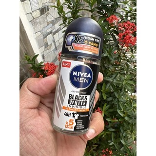 Lăn Khử Mùi Nivea Men Invisible For Black & White 50ml