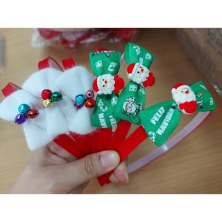 Băng đô cài tóc, bờm tóc bằng Noel, Bờm giáng sinh dễ thương cho bé
