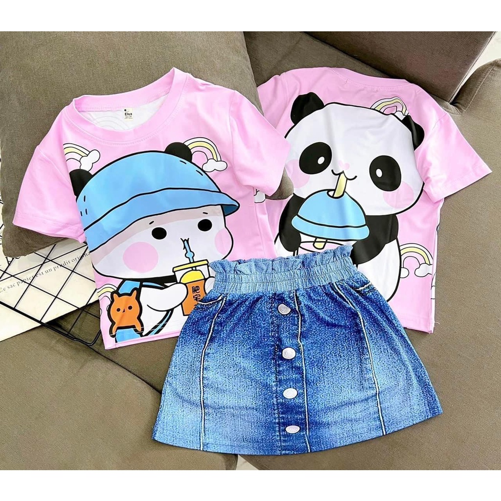 Váy Đầm Bé Gái [8-40Kg] Hàng mới về chất liệu thun dày mịn mát in hình 3D được các bé gái yêu thích nhất 2022