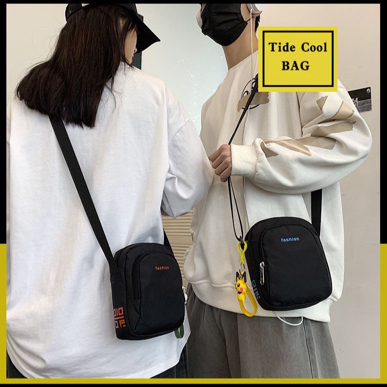 Túi Đeo Chéo Một Bên Vai Kích Thước Nhỏ Nhẹ Đơn Giản Hợp Thời Trang Phong Cách Nhật Bản Cho Nam Và Nữ