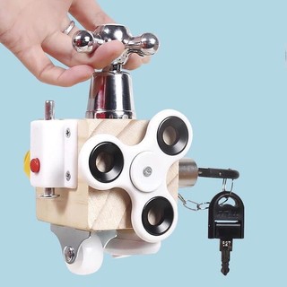 Busy cube cục gỗ bận rộn - Bộ đồ chơi giáo dục sớm đa chức năng busy cube