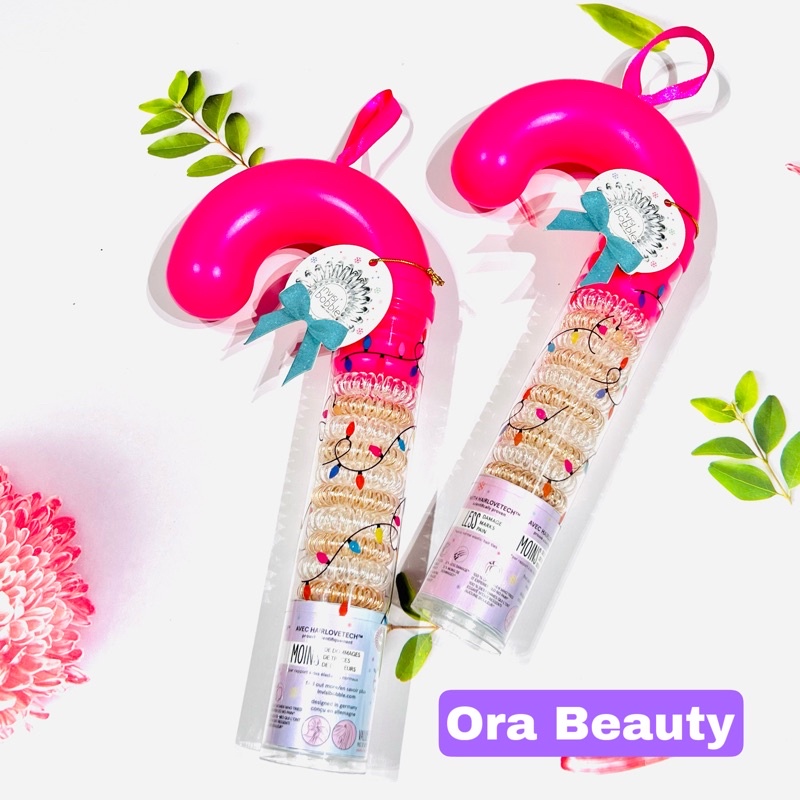 Dây buộc tóc Invisibobble Christmas Candy Cane Hair Ties