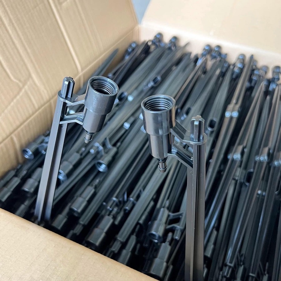 20 Cây cắm béc 45cm ren trong 17mm ra ống 6mm, 10mm, 12mm | Que cắm béc