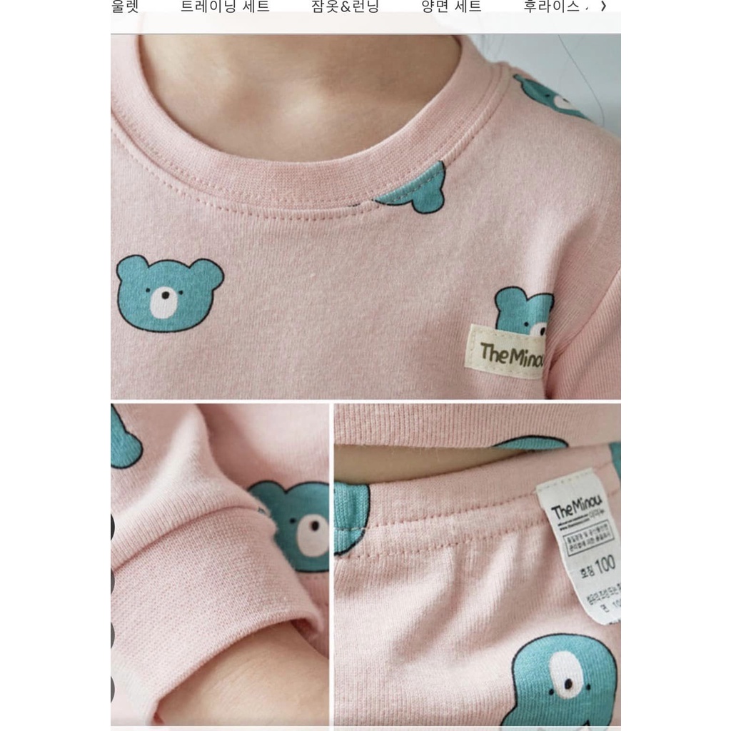 Bộ dài họa tiết xinh xắn The MiNOu xuất Hàn chất cực đẹp