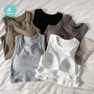 Áo croptop sát nách phong cách hàn quốc cho nữ