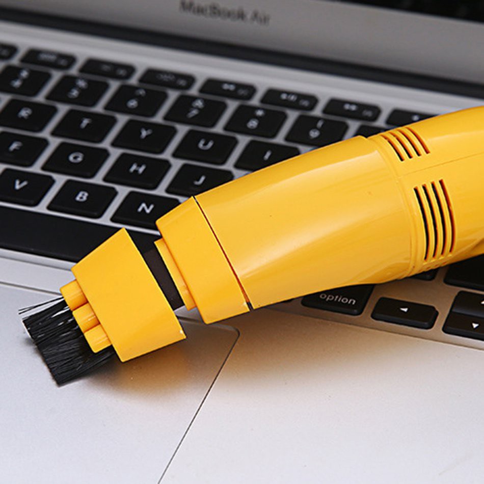 Máy Hút Bụi Bàn Phím Máy Tính Mini Kèm Phụ Kiện, Làm Sạch Bàn Phím Laptop Cầm Tay Tiện Lợi Nhỏ Gọn