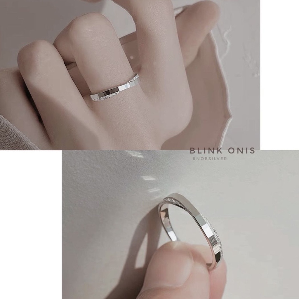 Nhẫn bạc nữ phong cách đơn giản sang trọng - Trang sức bạc Nobsilver