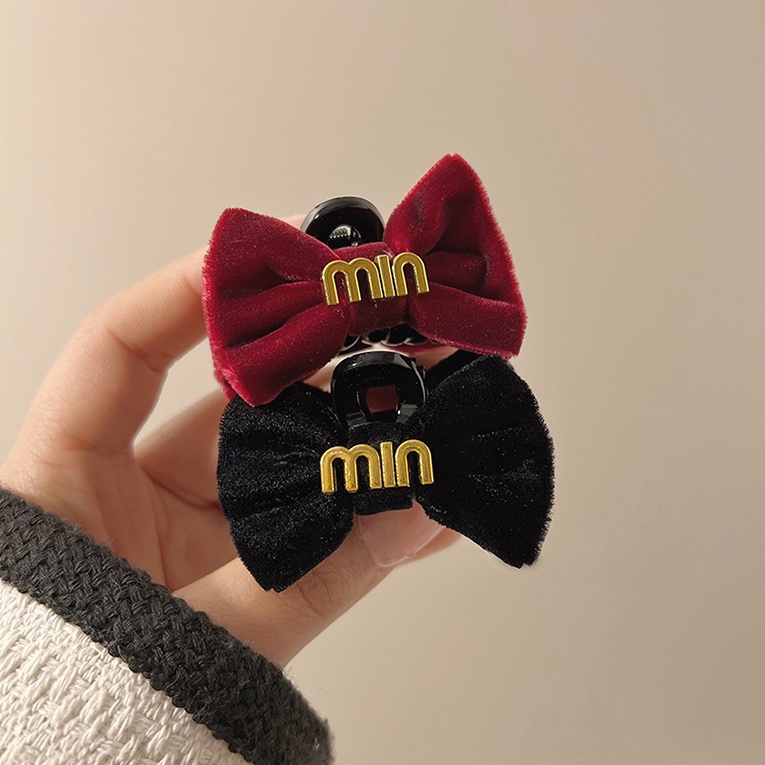 Kẹp Tóc Hình Nơ Nhỏ Xinh Xắn Thời Trang Thu Đông Phong Cách Hàn Quốc Cho Nữ