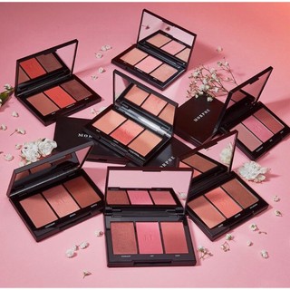 Bảng phấn má Morphe Blushing Babes 3 ô màu Bunny Beauty