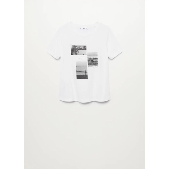 Áo thun nữ Mango size L | Hàng hiệu chính hãng