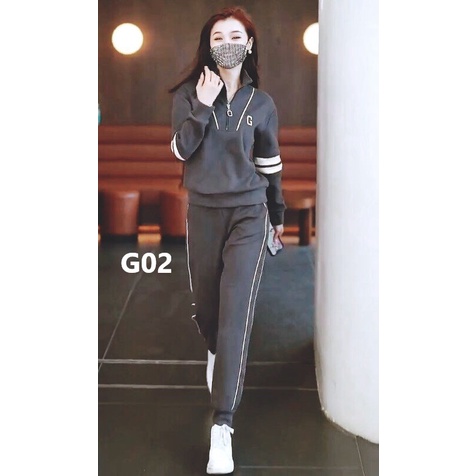 Set bộ đồ quần áo thun nữ thu đông dài tay thời trang W-Laura Fashion-3 size từ 43-70Kg tùy chiều cao