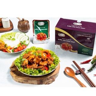 Sườn xào chua ngọt gia vị hoàn chỉnh chimax gói 80g