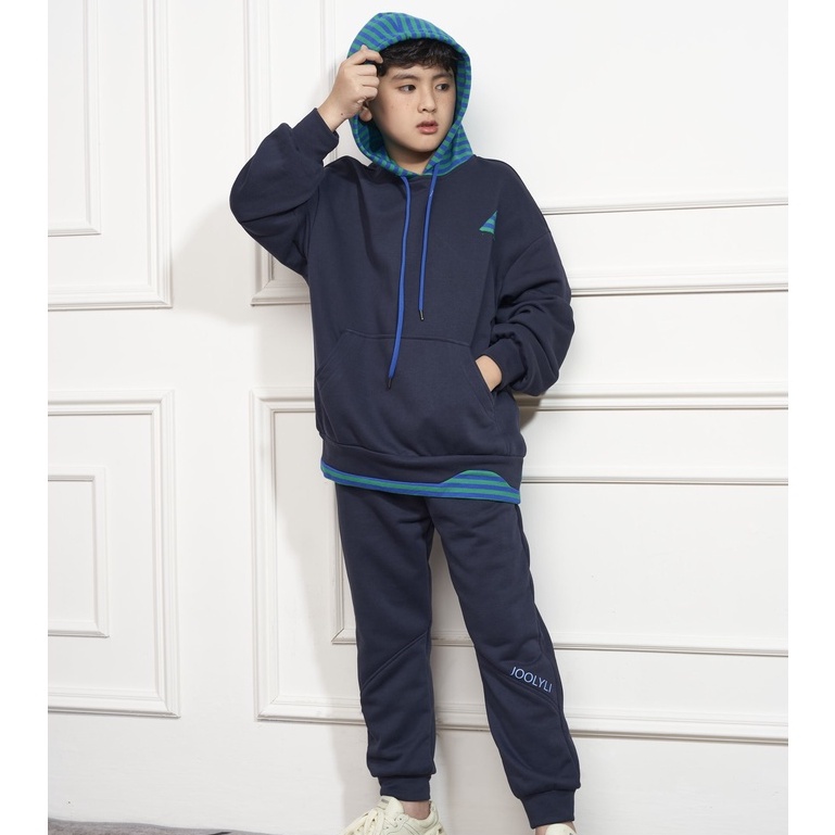 Bộ Hoodie JOOKYLI bé trai phối viền 93B0603
