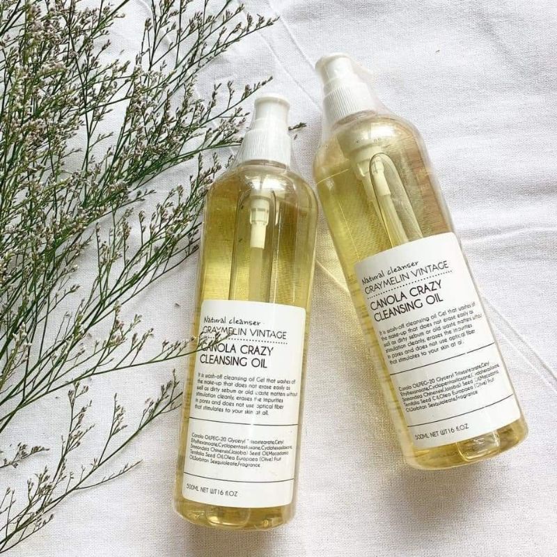 DẦU TẨY TRANG HOA CẢI GRAYMELIN VINTAGE - CANOLA CRAZY CLEANSING OIL 300ML