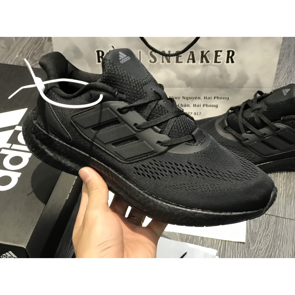 Siêu Phẩm Giày Thể Thao Sneaker A/Di/Das Peru Boost Full Đen Cao Cấp Ảnh Thật +Freeship