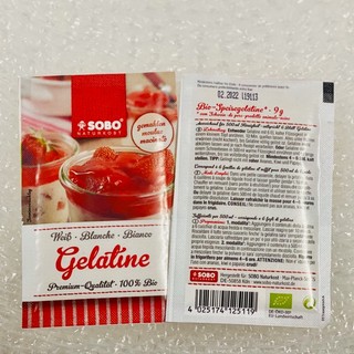 [ Date 09/24 ] Bột Gelatin Hữu Cơ Sobo 9g