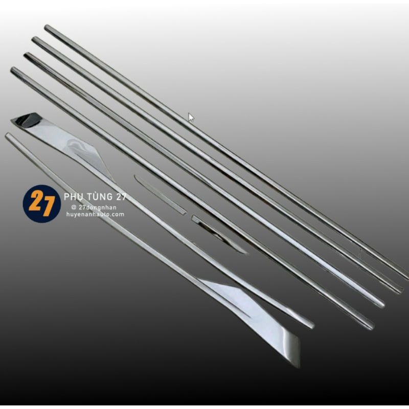 Nẹp viền chân- cong kính Toyota Avanza 2022++