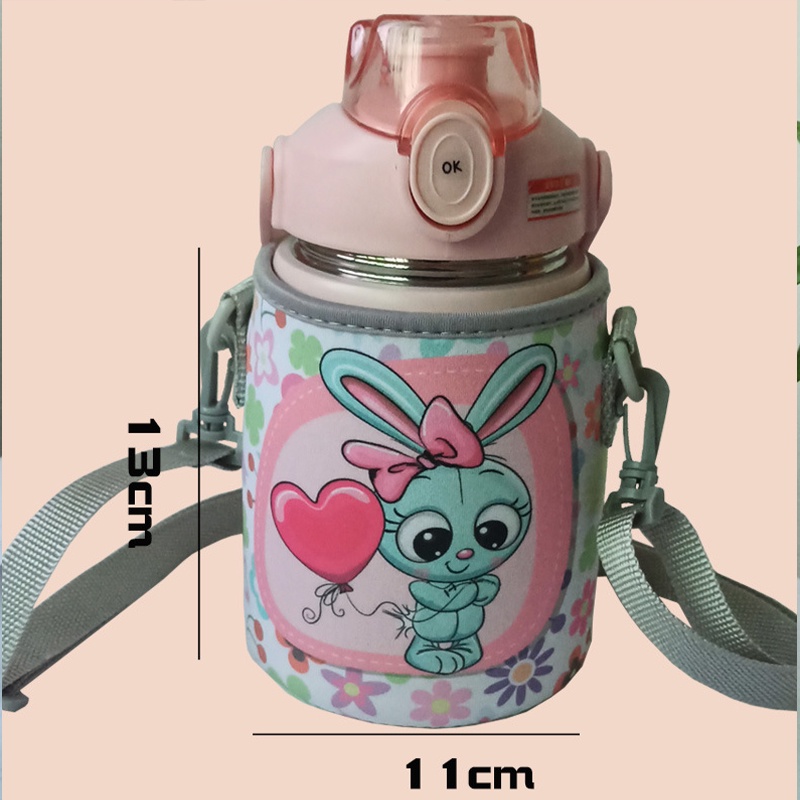 Túi Đựng Bình Nước Cách Nhiệt 800-13ml Kèm Dây Đeo Tiện Dụng Mang Theo Du Lịch Cắm Trại