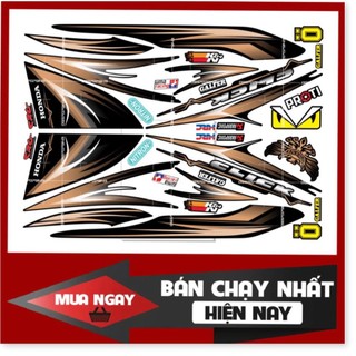 Tem rời click 110 đen vàng đồng