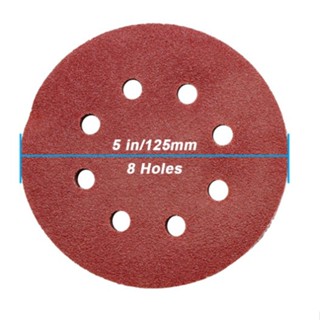 10 Tờ Giấy nhám 125mm đế lông 8 lỗ