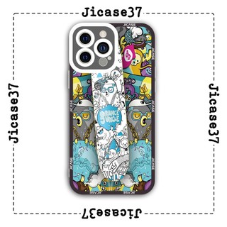 Ốp lưng iphone và samsung xiaomi oppo cạnh vuông Jicase orange jungle 