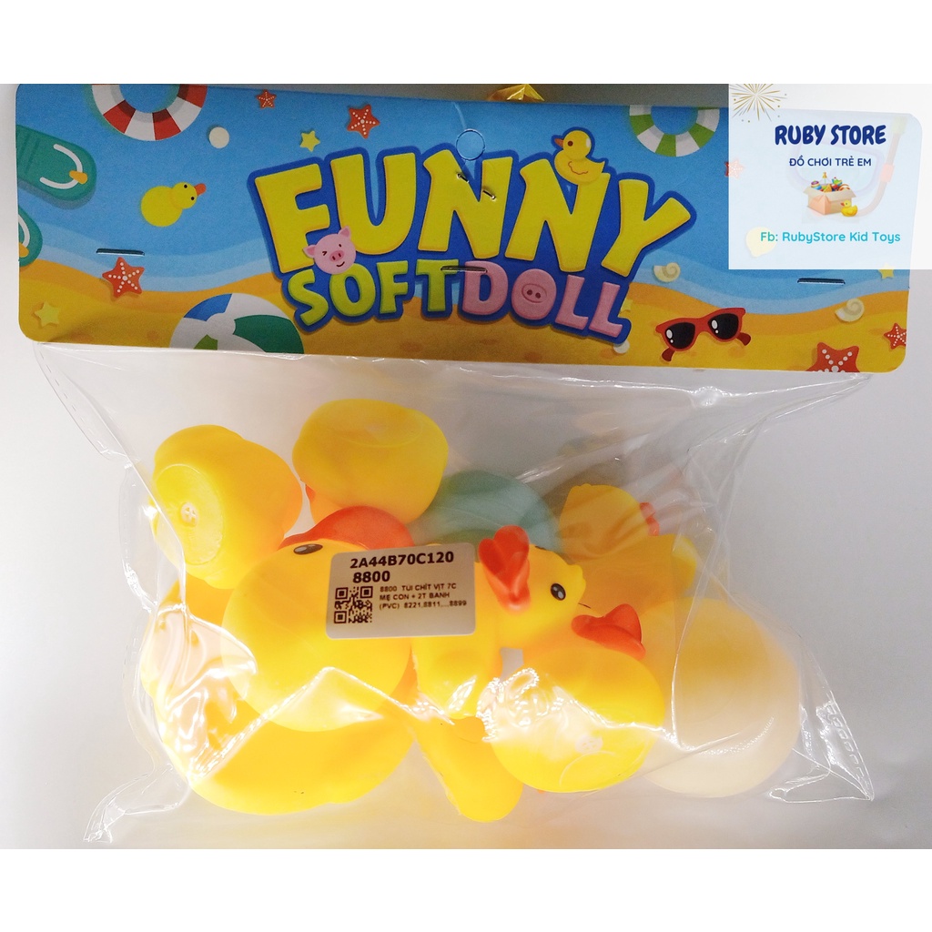 COMBO VỊT CHÍT THẢ BỒN TẮM CHO BÉ