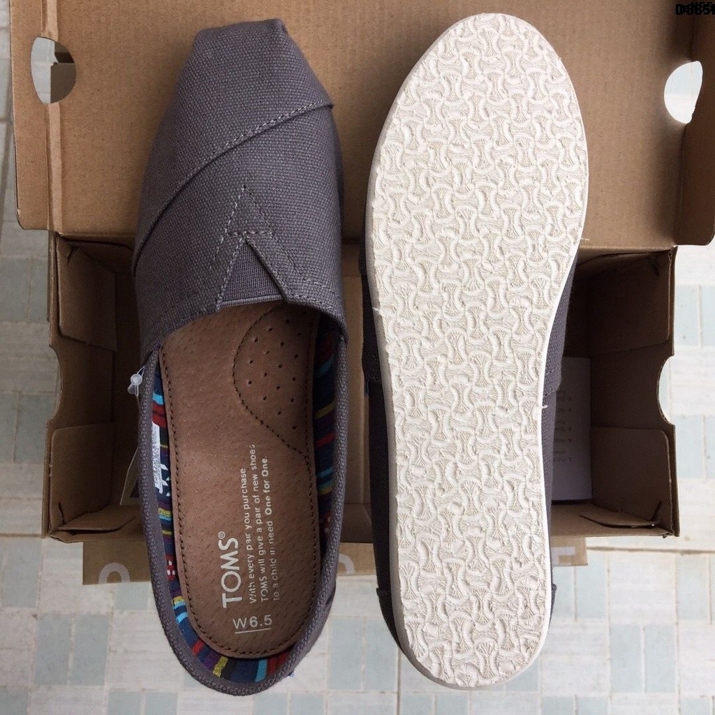 Giày Lười Vải Canvas Phiên Bản Hàn Quốc Phiên Bản Bắc Kinh Cổ Điển < Old Shoes One-Foot Hemp-Soled TOMS < Slip-On People