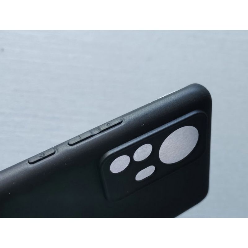 Ốp lưng dẻo đen xiaomi 12 pro/12s pro silicon đen chống bám vân tay