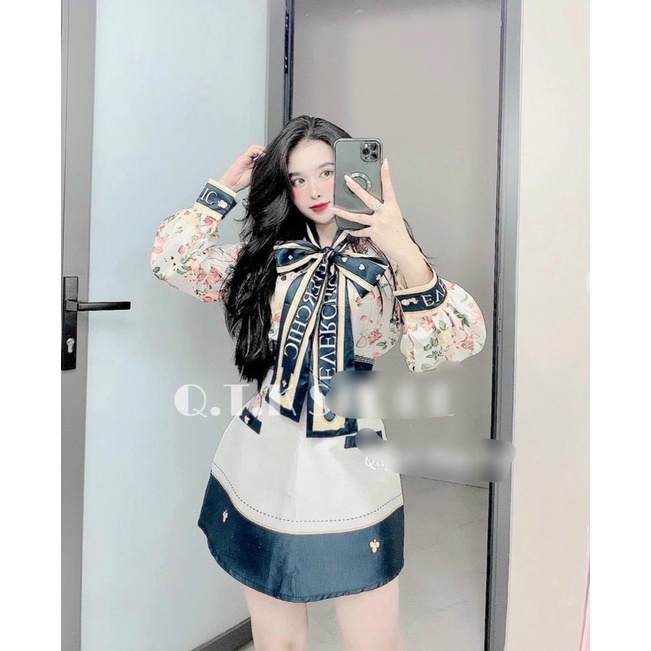 sét áo hoa + cv guccci bigsize 60kg-90kg🎀🎀