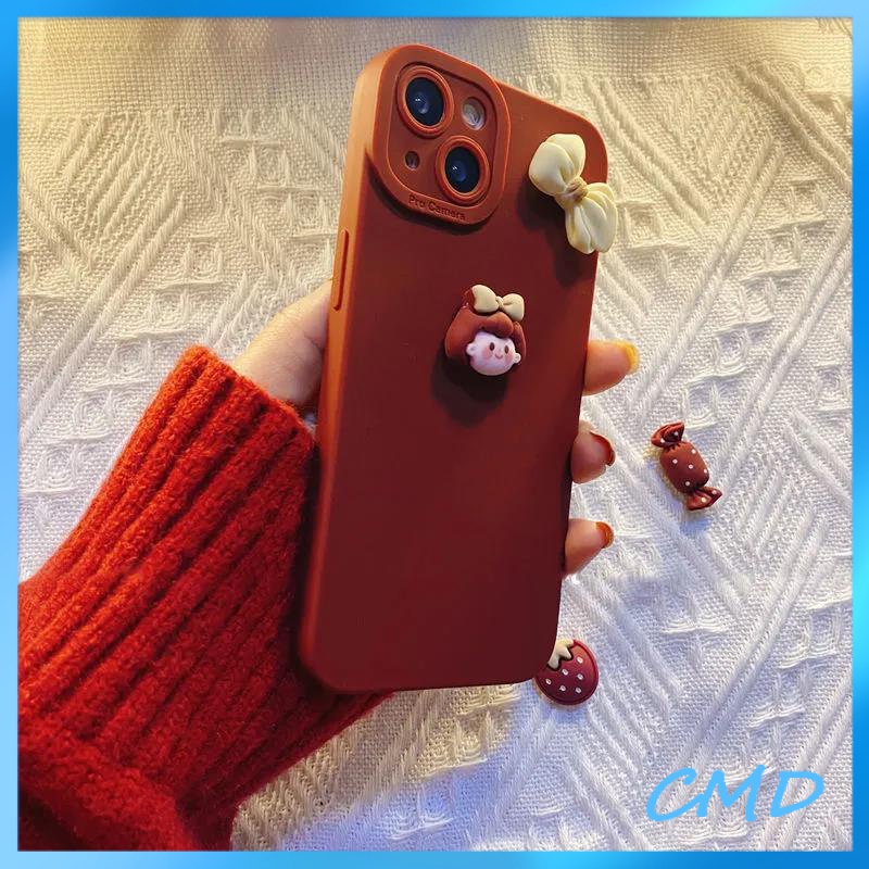 Ốp Điện Thoại Hình Cô Gái 3D Cho iphone 6/6plus/6s/6splus/7/7plus/8/8plus/x/xr/xs/11/12/13/pro/max/plus/promax/-054