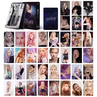 Set 55 lomo card Blackpink Rose