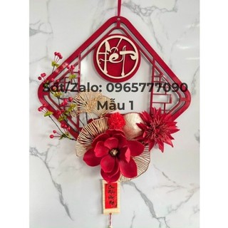 Khung, vòng treo cửa trang trí đón tết 2023, decor cửa nhà, vòng hot trend treo Tết, nhiều mẫu mã, hàng có sẵn