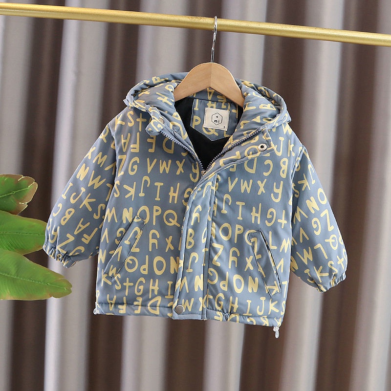 Áo Khoác Đệm Cotton Dày Dặn Phong Cách Thời Trang Mùa Đông Mới 2022 Cho Bé Trai