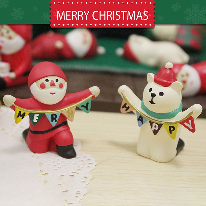 [] D99-12 Decole gadget, Cửa Hàng Tạp Hóa Nhật Bản❤Túi Đựng Quà Giáng Sinh Sáng Tạo Hình Ông Già Noel